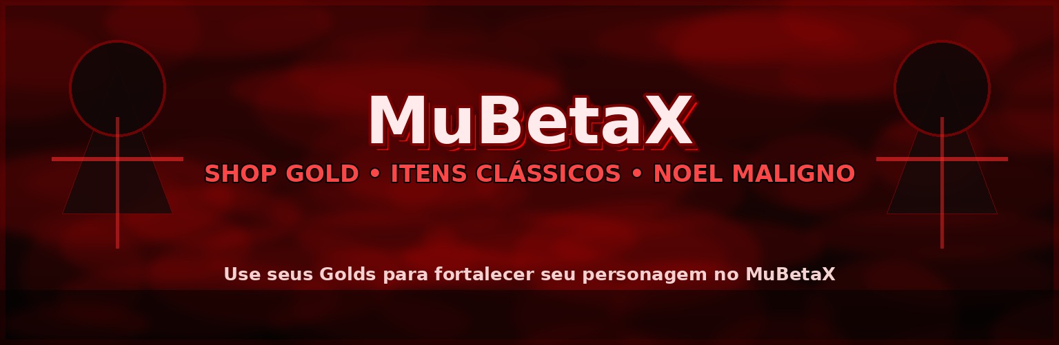 MuBetaX Shop Gold Banner